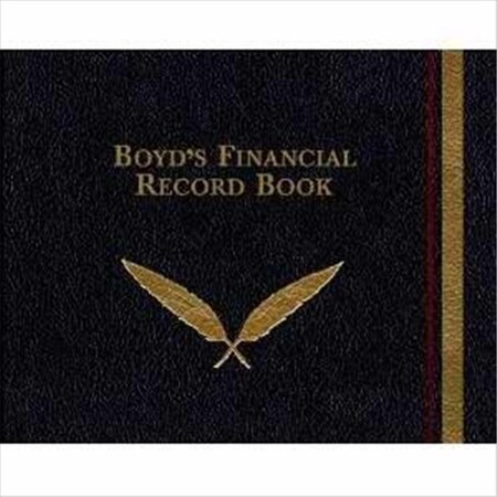 R H Boyd Publishing R H Boyd Publishing 113909 Boyds Financial Record Book 113909